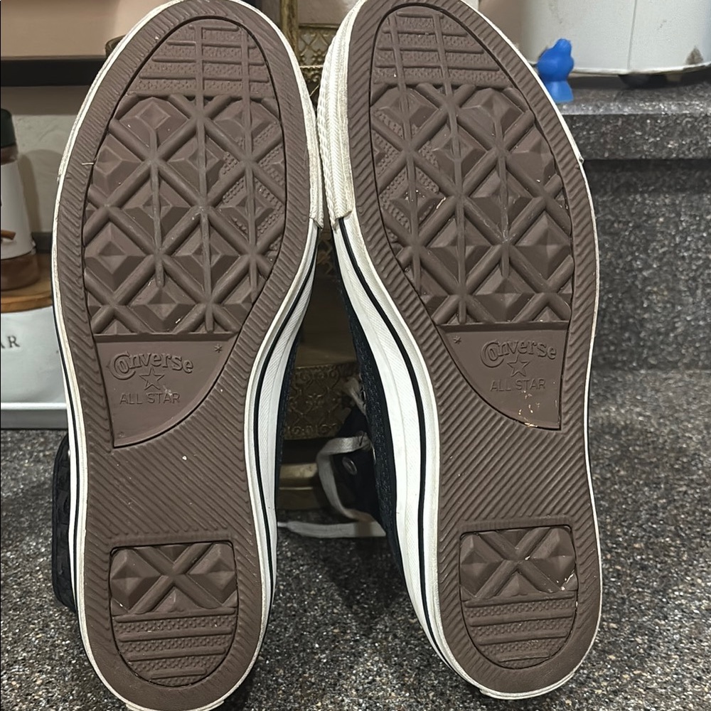 Converse All Star Black High Tops - Picture 4 of 6